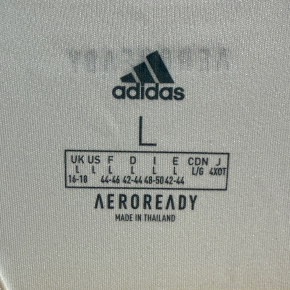 ADIDAS WHITE TANK TOP - Picture 2 of 4